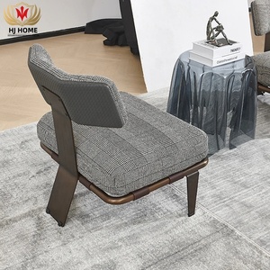 HJ HOME Canapé simple de salon moderne Fauteuil <span class=keywords><strong>Empoli</strong></span> en coton et lin - Product Image 4