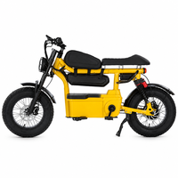 Vélo électrique urbain tendance pour les trajets quotidiens avec moteur à moyeu arrière, batterie au lithium, cadre de 16 pouces, sac rétro, moto électrique pour adultes