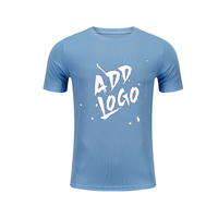 Usine T-shirt personnalisé en gros pas cher prix 1 dollar T-shirt uni blanc séchage rapide 100% polyester t-shirts pour impression