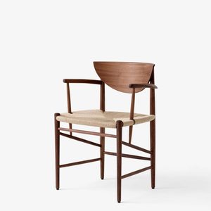 Chaises de jardin de <span class=keywords><strong>bureau</strong></span>, chaises de salle à manger, chaises de restaurant, best-seller, style nordique moderne, bois naturel brun, canne, rotin - Product Image 6