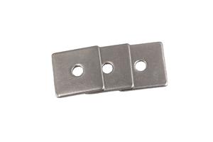 Suministro directo de fábrica DIN 436 Arandela plana cuadrada de bronce Arandela de bloqueo avellanada de acero chapado en zinc DIN125 con acabado liso - Product Image 2