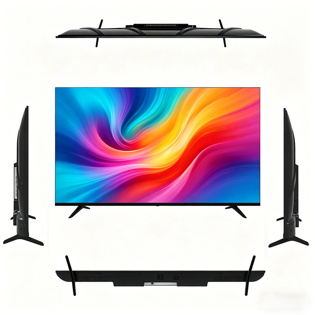 Factory 4K Smart TV Ultra-thin Frameless 50 Inch UHD LED TV with Smart Mirroring Voice Control WiFi bluetooth for Home Office