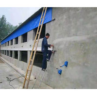 Système de rideaux enrouleurs en bâche PVC/PE pour poulaillers, avec treuil électrique de taille personnalisable, résistant au vent et à la corrosion