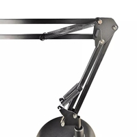 Support de téléphone portable universel Rayyu à bras métallique réglable et base cellulaire robuste à col long – Compatible avec la plupart des tailles de smartphones et tablettes