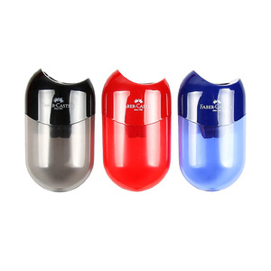 Sacapuntas de Plástico de Doble Orificio Faber-<span class=keywords><strong>Castell</strong></span> 1835, Mini Sacapuntas Infantiles para Estudiantes de Primaria - Product Image 1