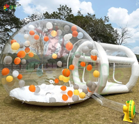 Château gonflable transparent en PVC pour événements, dôme de jardin transparent, tente de jeux gonflable