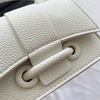 Sac à bandoulière mini en cuir PU pour femme, nouveau design carré tendance avec doublure en polyester, imperméable, sangle unique