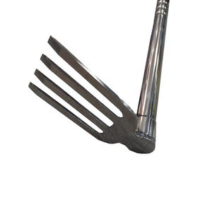 Four Tines Stainless Steel Junqiao Brand Gardening <strong>Fork</strong> Hoe &amp; <strong>Spade</strong> with 3-Year Warranty for Planting Flowers <strong>and</strong> Loosening Soil - Product Image 4