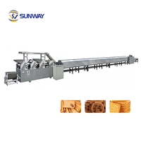 Ligne de production de machines extrudeuses pour la fabrication de biscuits et de snacks croustillants à base de farine de blé