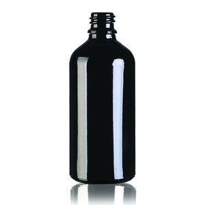 Flacone contagocce bottiglia di olio essenziale bottiglia di vetro nero DIN 18MM nuovo DESIGN - Product Image 1