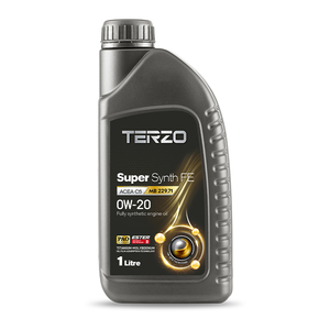 น้ำมันหล่อลื่นเครื่องยนต์เบนซิน TERZO SuperSynth FE 0W20 API SP ILSAC GF 6A PAO Ester สังเคราะห์แท้ สำหรับรถยนต์เทอร์โบของยุโรป - Product Image 1