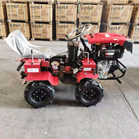 Meiqi 192 Essence 4x4 Mini Tracteur Motoculteur Motoculteur Véhicules électriques à quatre roues motrices