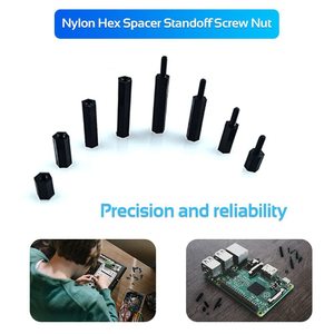Sanya M2 Black Nylon Standoff <b>Spacer</b> Screws Hex Nuts Assortment Kit 350Pcs Metric DIN Standard PCB Mounting - Product Image 4