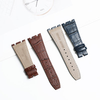 Bracelet de montre en cuir véritable Fit Oak Offshore AP15710 15703 26470 26133 avec boucle ardillon, taille 27x18 pour Royal 27mm Charm