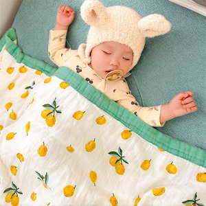 Haute qualité mousseline coton bébé serviette bébé nouveau-né couverture de bain Ultra doux chaud respirant absorbant couvertures d'hiver pour bébé - Product Image 2