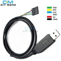 Module FTDI FT232BL FT232 à 6 broches pour Arduino, adaptateur de câble série USB vers TTL UART, module de câble de téléchargement RS232, indicateur LED