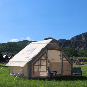 Tente gonflable portable pour le camping en plein air, personnalisable en usine, en tissu Oxford double couche, avec deux chambres et un salon - Product Image 2