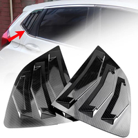 Nouveau lot de 2 panneaux de spoiler de vitre latérale arrière, pare-soleil et cache de ventilation pour Honda Jazz Hatchback GK5 2014-2018