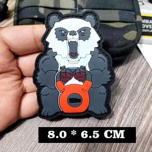 Patchs Anime 3D Personnalisés en PVC Souple, Logo Gaufré à Chaud & Décoration en Dentelle Transparente en Formes de Fleur et de Cœur pour Vêtements - Product Image 2