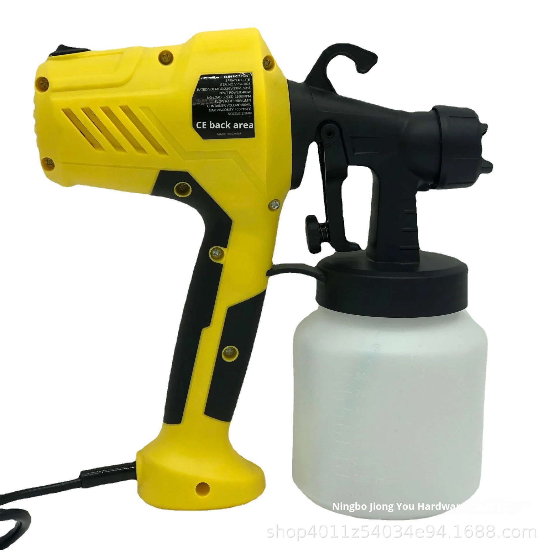 Jaune-pistolet de pulvérisation électrique