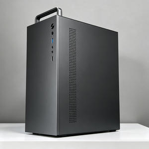 เคสคอมพิวเตอร์ <span class=keywords><strong>H2</strong></span> Mini Tower PC ราคาโรงงาน รองรับเมนบอร์ด MicroATX ITX รองรับการ์ดจอขนาดยาว 3.5HDD พัดลม 2 ตัว ชุดประกอบเองสำหรับเล่นเกม กระจกนิรภัย - Product Image 2