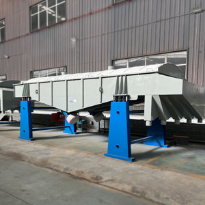 Lineaire stalen trilzeefmachine voor het sorteren en zeven van korrelige materialen zoals granen, suikers, pepers, gewassen. - Product Image 4