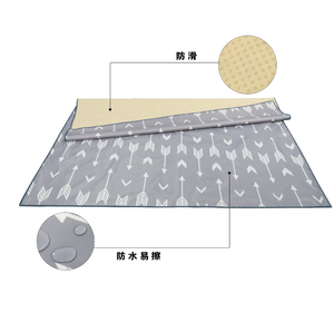 Imperméable anti-dérapant Polyester Splat tapis chaise haute bébé nourriture en plein air pique-nique jeu tapis réutilisable Camping vinyle enfant exercice - Product Image 3