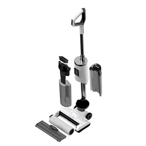 Aspiradora en seco y húmedo de 170W, inalámbrica, portátil, para limpieza de pisos del hogar con múltiples boquillas. - Product Image 1