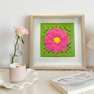 Kit de <span class=keywords><strong>crochet</strong></span> pour débutants, kit de démarrage <span class=keywords><strong>Granny</strong></span> Square avec tutoriels vidéo étape par étape pour adultes, décoration de la maison - Product Image 5