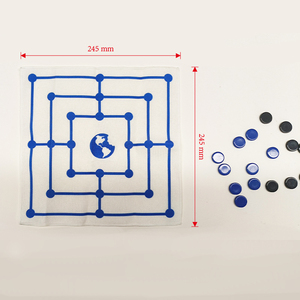 Creative Cloth <strong>Chess</strong> <strong>Set</strong> Foldable Portable Waterproof and Ironable Board Game with Customized Color and <strong>Unique</strong> <strong>Chess</strong> Pieces - Product Image 5