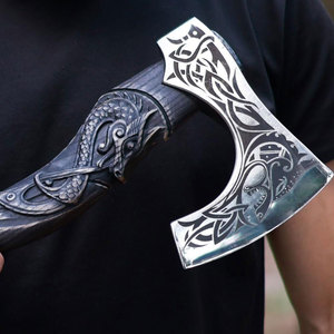 Hot Selling <b>Viking</b> <b>Axe</b> for Chopping Firewood Outdoor Forging <b>Axe</b> Outdoor Tree Cutting Stainless Steel <b>Viking</b> <b>Axe</b> For Sale - Product Image 4