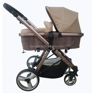 ODM Poussette Pliable de Luxe Ensemble de Meilleure Qualité Poussettes Pliantes pour Bébé 3 en 1 avec <span class=keywords><strong>Nacelle</strong></span> et Siège Auto Landau pour Bébé - Product Image 5