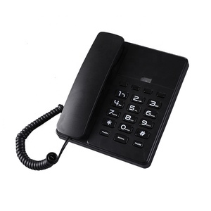 Alcatels Design Téléphone filaire avec appels entrants Indicateur LED rouge et banque Téléphone <span class=keywords><strong>fixe</strong></span> facile à utiliser Aucune batterie requise - Product Image 3