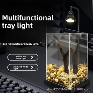 Nouvelle lampe LED de bureau pour aquarium 2025 avec col de cygne réglable, spectre complet pour <span class=keywords><strong>nano</strong></span>-aquarium, mousse et terrariums - Product Image 4