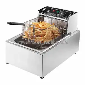 Macchina commerciale della friggitrice dei chip elettrici dell'attrezzatura 8L/16L del ristorante del CE