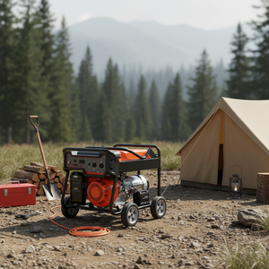 Customized NG LPG Tri Fuel 3KW 3.5KW 4KW 5KW 6KW 7KW 8KW 10KW <strong>12KW</strong> <strong>Portable</strong> <strong>Gasoline</strong> <strong>Generator</strong> With Wheels Backup for Home Use - Product Image 6