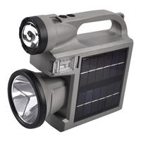 Lampe torche solaire portable avec batterie externe, affichage multifonctionnel, type C, portable pour le camping en plein air