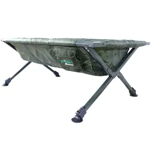 Selco equipamento de pesca de carpa, equipamento de pesca de carpa dobrável em tecido oxford com 120cm de comprimento e perna ajustável