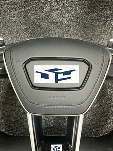 Pour Audi S RS Sline <span class=keywords><strong>logo</strong></span> S3 Q3 Q5 Q7 Q8 RSQ3 RSQ5 RSQ7 RSQ8 personnalisé tout alcantara volant nu couture multicolore personnalisée - Product Image 4