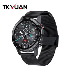 Monitor de frecuencia cardíaca de presión arterial Tkyuan IP68 Reloj inteligente resistente al agua para Android Ios - Product Image 1