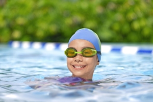 Bonnet de bain en silicone <span class=keywords><strong>Bestway</strong></span> 26049 Lil'Color Wave pour jeunes nageurs - Product Image 4