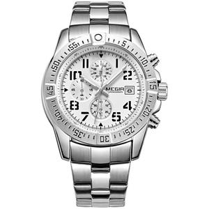 Reloj Megir 2030 para Hombre de Negocios, Seis Manecillas, Multifuncional, Correa de Acero, Reloj de Cuarzo de Moda para Hombre 2025 - Product Image 2