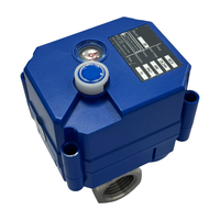 Vanne à boisseau sphérique électrique mini en acier inoxydable 304/316 certifiée NSF/CE, protection IP67, port NPT/BSP, tension personnalisée OEM pour CVC/eau