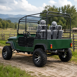Directo <span class=keywords><strong>de</strong></span> Fábrica: Vehículo Utilitario a Gasolina <span class=keywords><strong>de</strong></span> 350 CC, Estilo Vintage Cruiser con Parrilla Clásica, Buggy Todoterreno para Agencias <span class=keywords><strong>de</strong></span> Seguridad y Recorrido <span class=keywords><strong>de</strong></span> Perímetros - Product Image 4