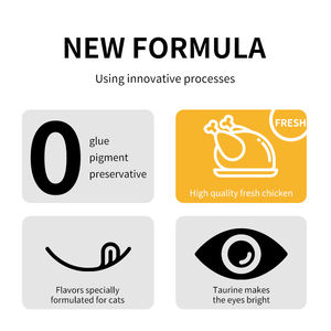 Vente en gros de collations en conserve pour chats et chiens aliments humides boules de <span class=keywords><strong>laine</strong></span> aliments nutritifs pour animaux de compagnie engraissement collations pour chats 85g - Product Image 6