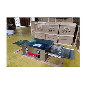 Cucina dell'attrezzatura del ristorante del <span class=keywords><strong>forno</strong></span> automatico della pizza del trasportatore con il nastro elettronico - Product Image 2