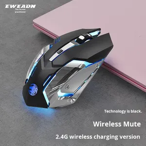 E-Sports Mecânica Computer Gaming <span class=keywords><strong>Mouse</strong></span> Wireless/Silent USB Wired Luminous para Office Use Atacado - Product Image 3