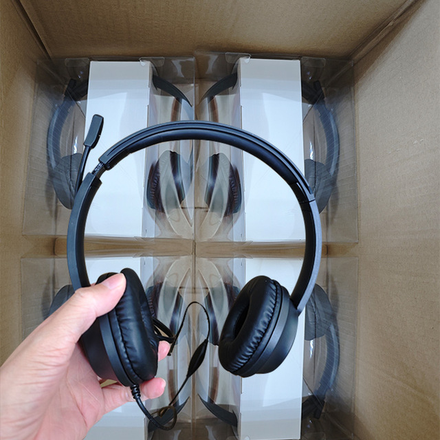 Wire Headset Auricular Gamer Gaming Headphones With Mic Microphone Aviation Headset Anc Headphone Call Center Headset