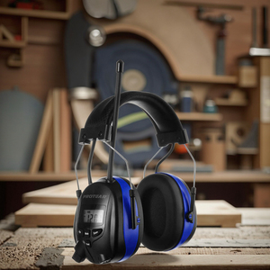 Chất lượng cao DAB FM Radio an toàn earmuffs bluetooths earmuffs cho tiếng ồn hủy bỏ bảo vệ thính giác - Product Image 3