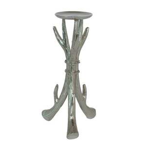 Porte-bougie en aluminium avec finition métallique multicolore, résistant à la chaleur, support décoratif pour bougies pour la maison, le bureau et la décoration festive - Product Image 3